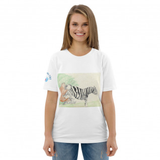 Lion Zebra Unisex organic cotton t-shirt